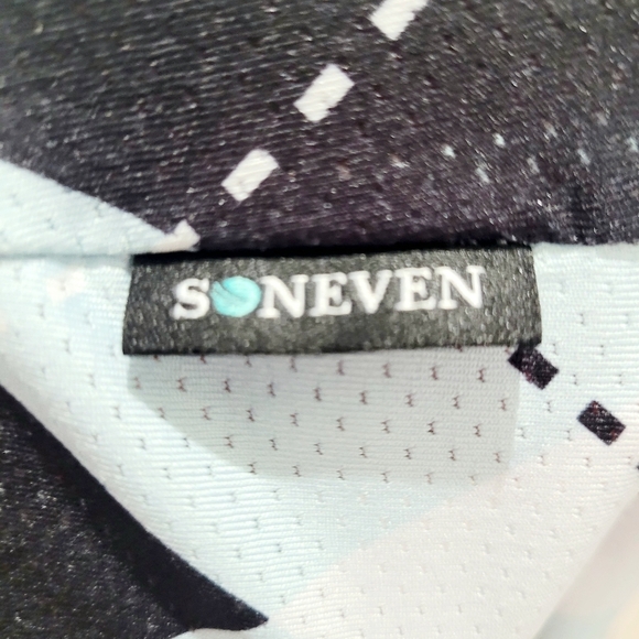 Soneven Women Sleeveless Golf Polo Shirt Argyle Blue Size Small Moisture Wicking - Picture 8 of 10